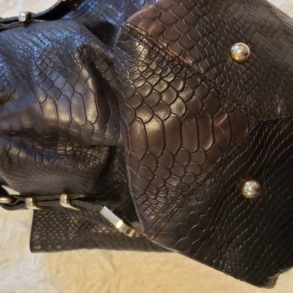 Stuart Weitzman Embossed Leather Bag - Picture 8 of 9